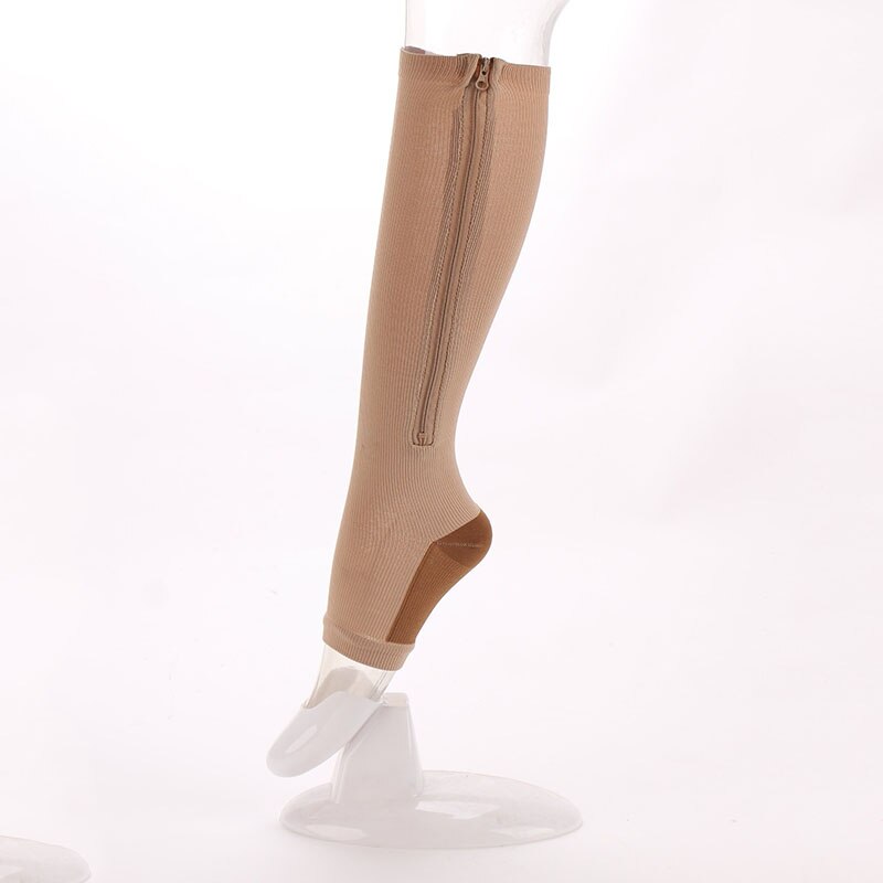 Women Burn Fat Zipper Socks