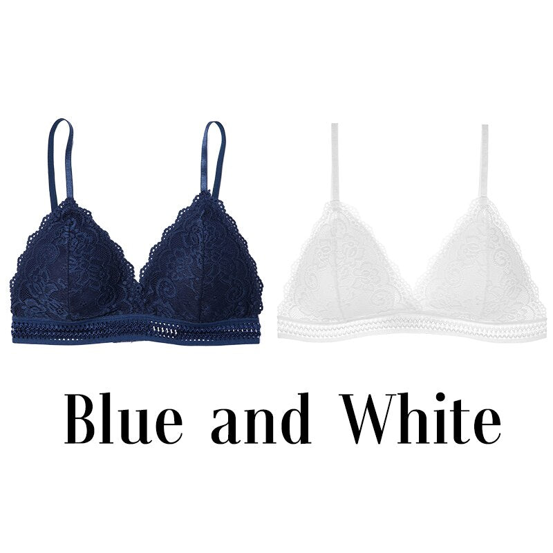 Women French Style Lace Bra