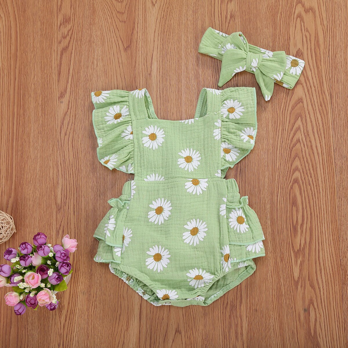 Newborn Infant Baby Girls Boys Bodysuits