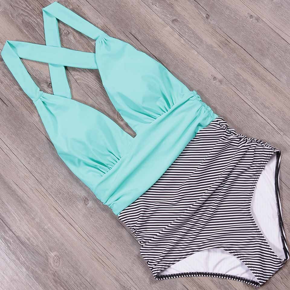 Sexy Halter One Piece Swimsuit
