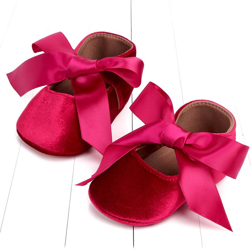 New Flower Embroidery Baby Girl Shoes