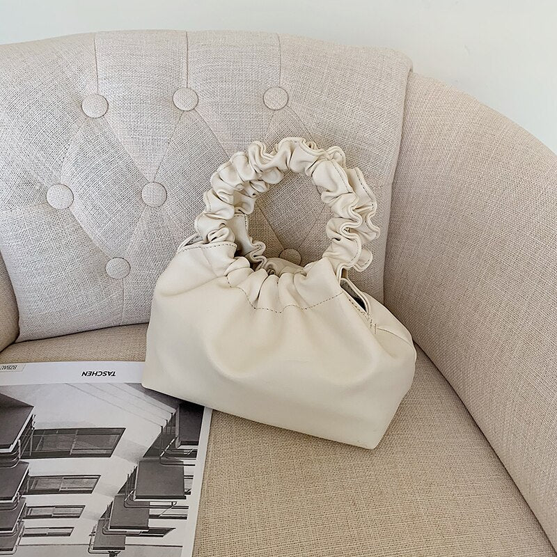 Women Leather Cloud Tote Bags