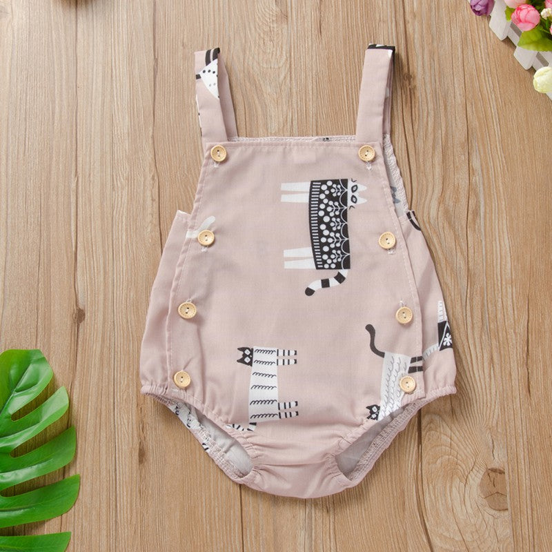 Summer Baby Boys Bodysuit Cotton Sleeveless