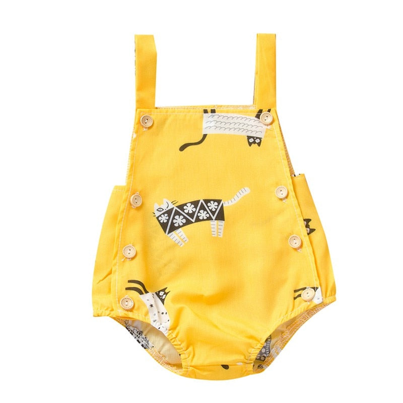 Summer Baby Boys Bodysuit Cotton Sleeveless