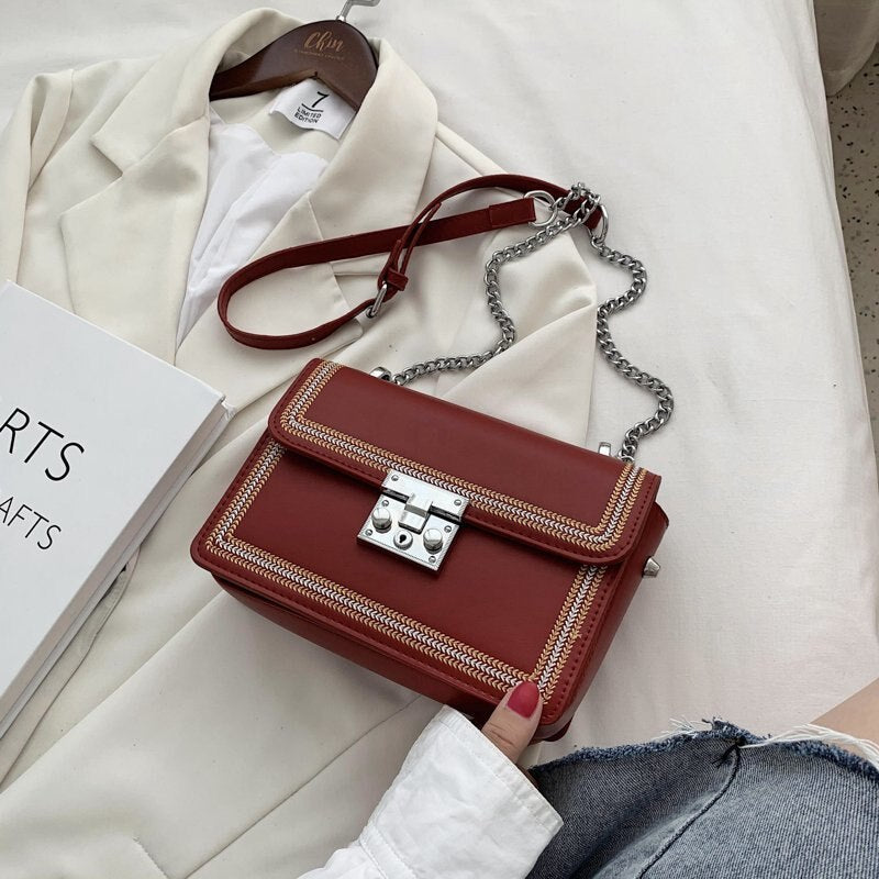 Leather Vintage Crossbody Bag