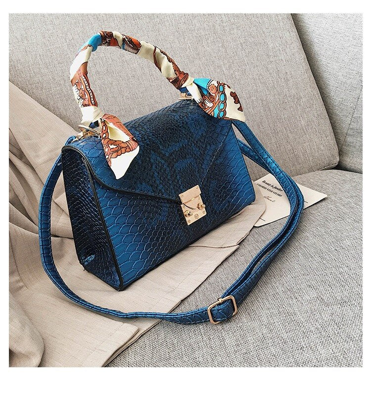 New Crocodile Leather Pattern Handbag