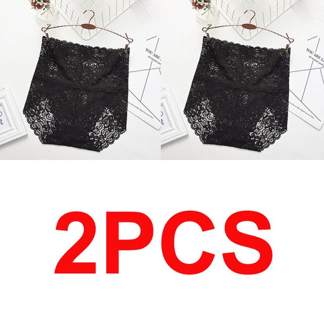 Women High Waist Lace Panties
