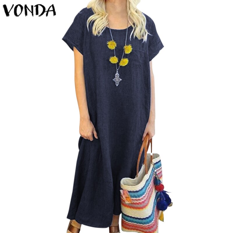 Women Sundress Summer Demin Dress
