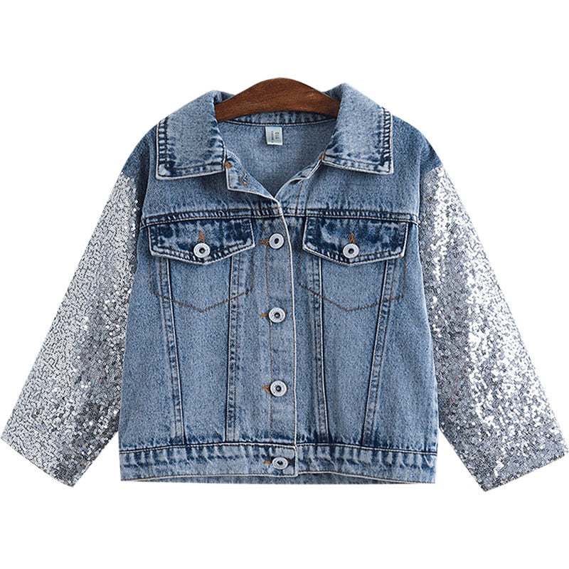 Unicorn jean Jacket for Girls Children