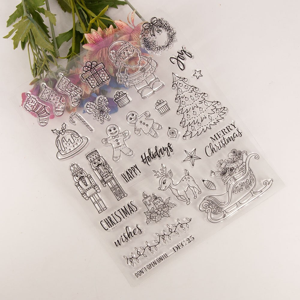WYSE Christmas Gift Stamps Deer Tree