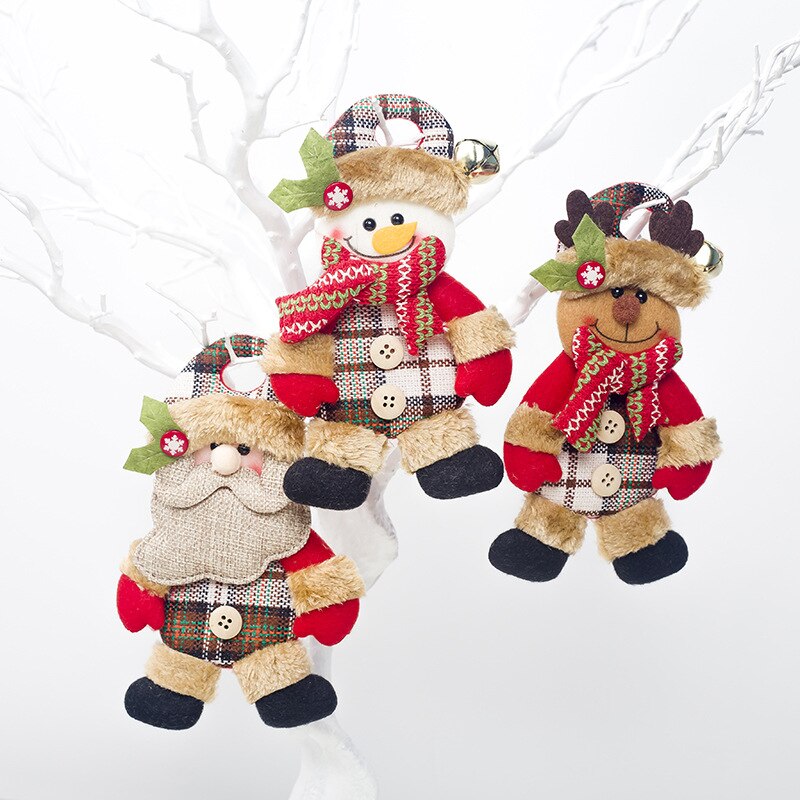 Tree Decorations Santa Claus Creative Cloth Doll