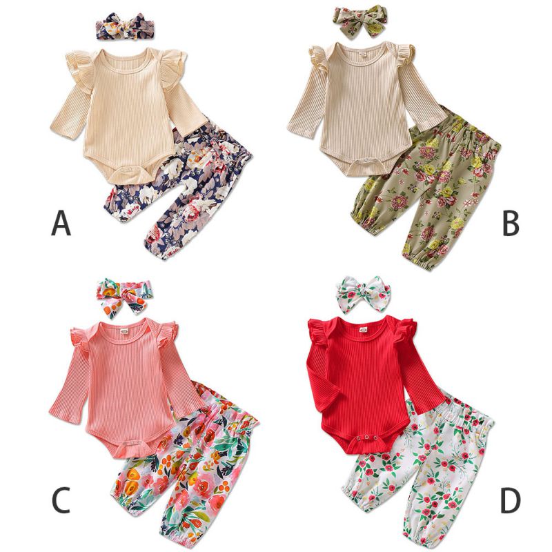 Toddler Infant Newborn Baby Girls Jumpsuit