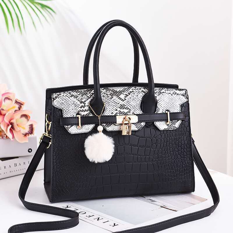 New Crocodile Leather Pattern Handbag