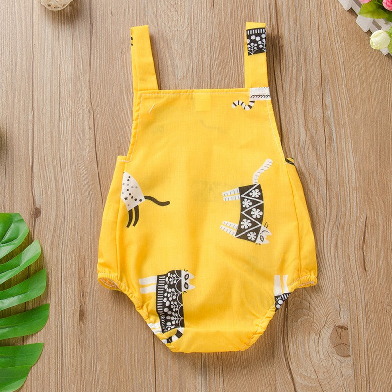 Summer Baby Boys Bodysuit Cotton Sleeveless