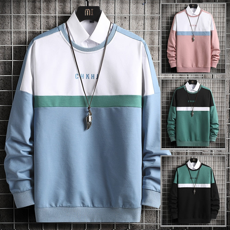Winter Men's Hoodies Print Letter Long sleeve Sweatshirts