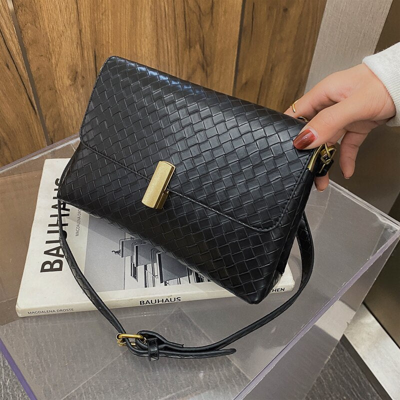 Weave Flap Bags