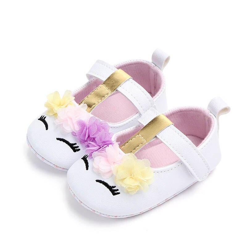 New Flower Embroidery Baby Girl Shoes