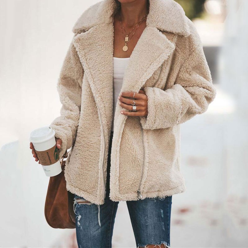 Women Winter Teddy Coat