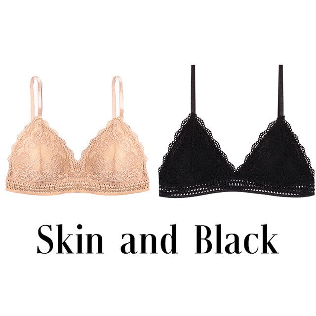 Women French Style Lace Bra