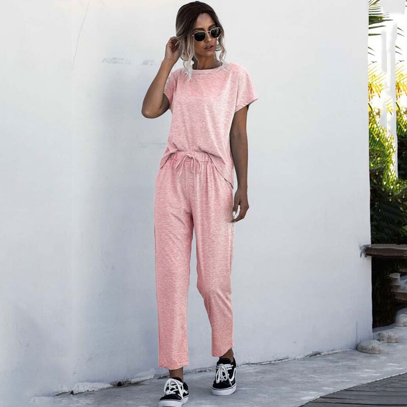 Two Piece Set Summer Track Suit