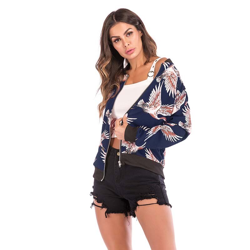 Women Floral Print Jacket