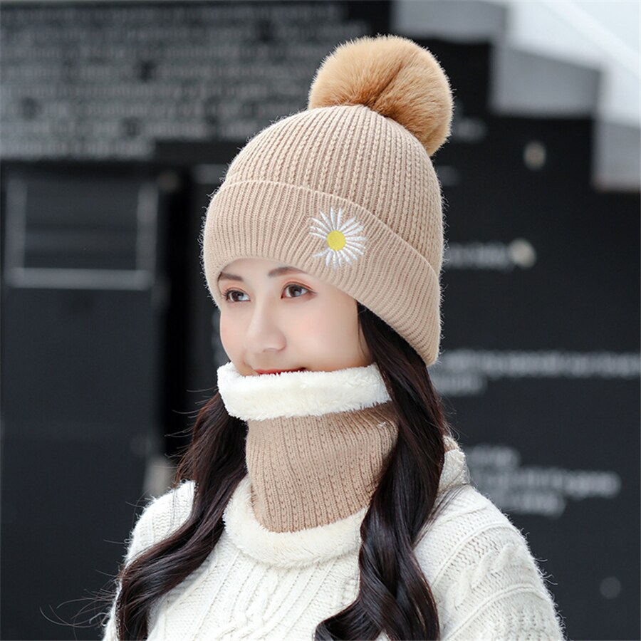 New Winter Embroidery Knit Hats