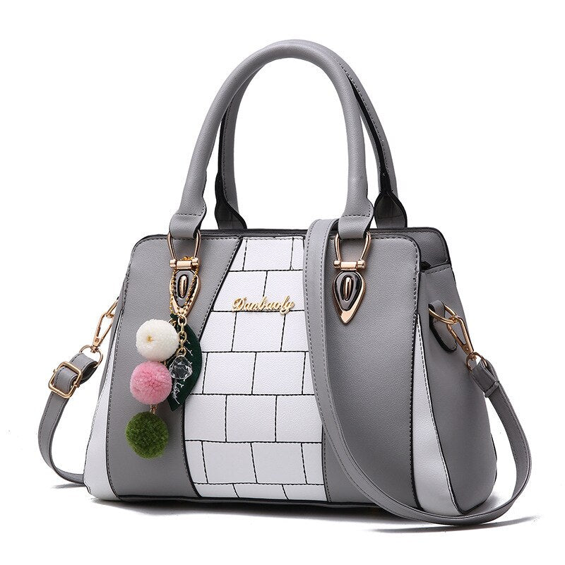New Crocodile Leather Pattern Handbag