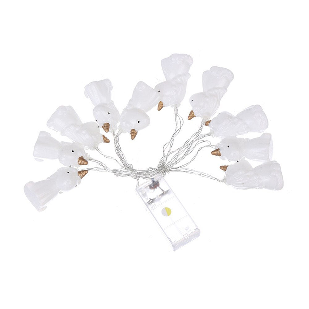 Tree Decorations Unicorn Garland String Light