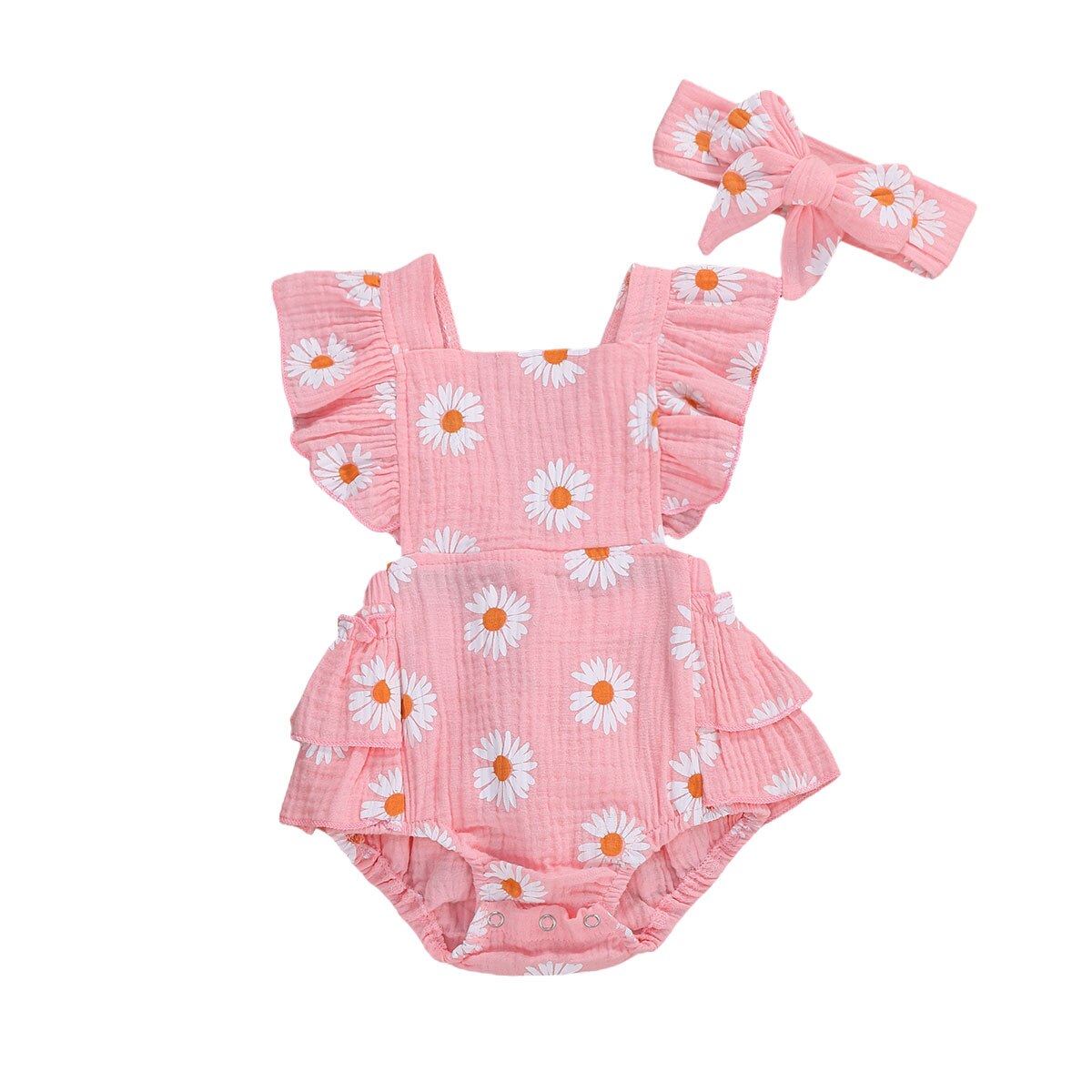 Newborn Infant Baby Girls Boys Bodysuits