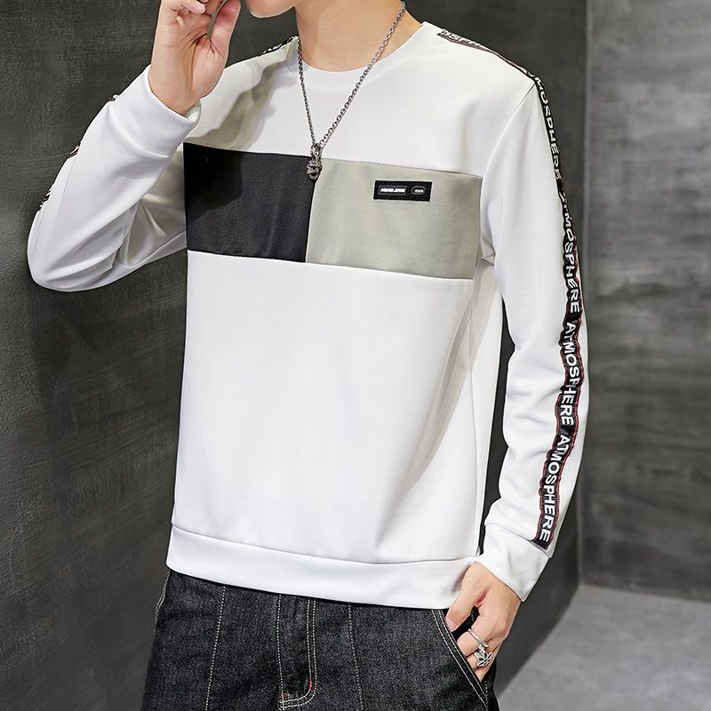 new men t shirt casual long sleeve