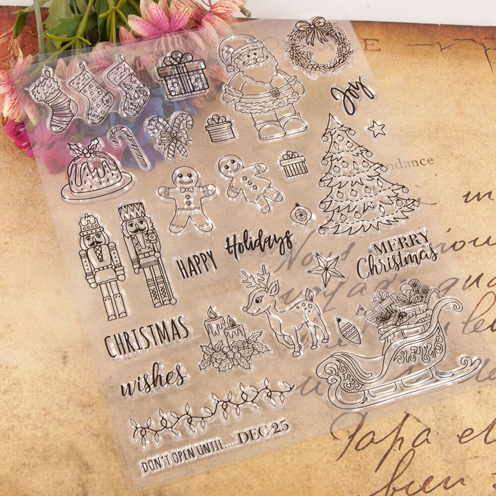 WYSE Christmas Gift Stamps Deer Tree