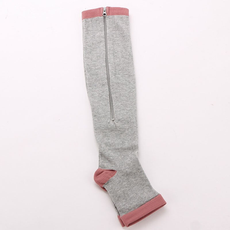 Women Burn Fat Zipper Socks