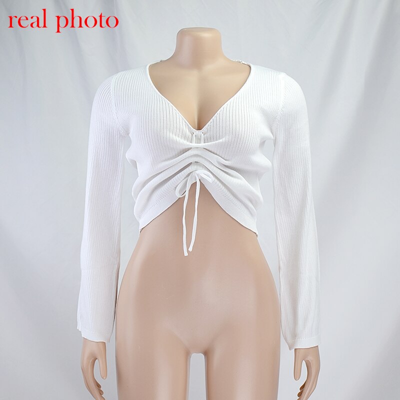 V-Neck Long Sleeve Winter Cloths