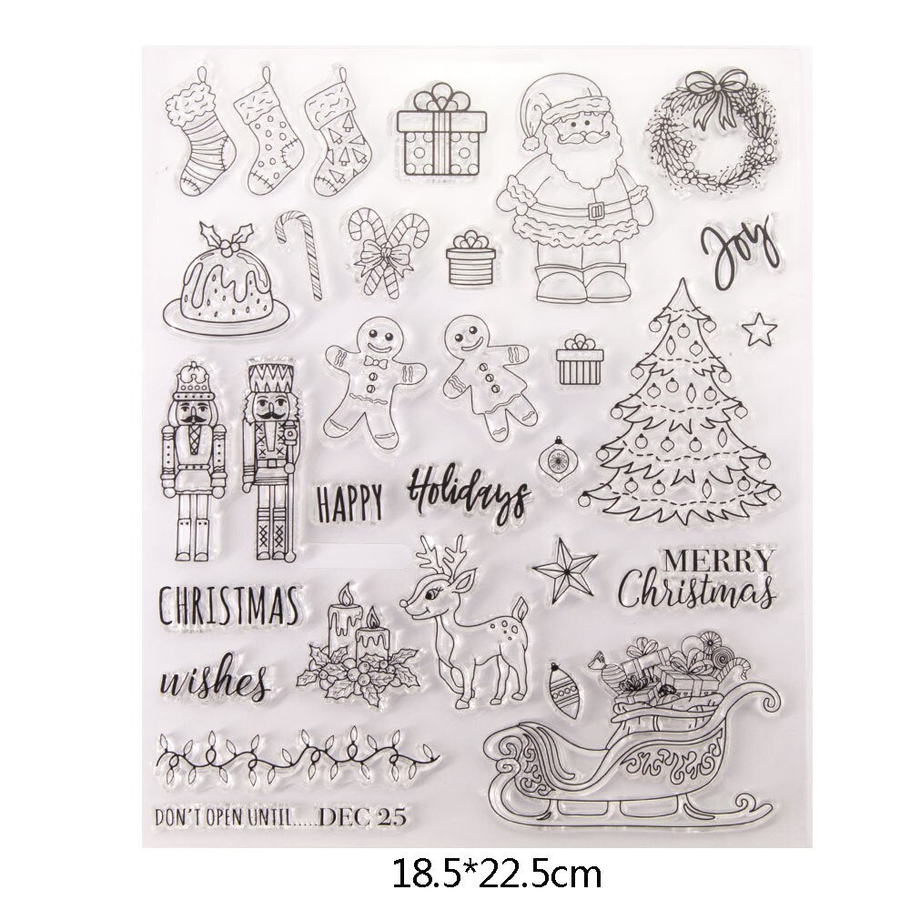WYSE Christmas Gift Stamps Deer Tree