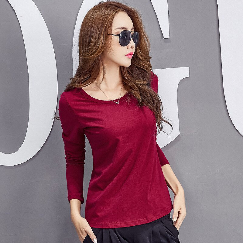 New Spring and Autumn Women's T-shirts
