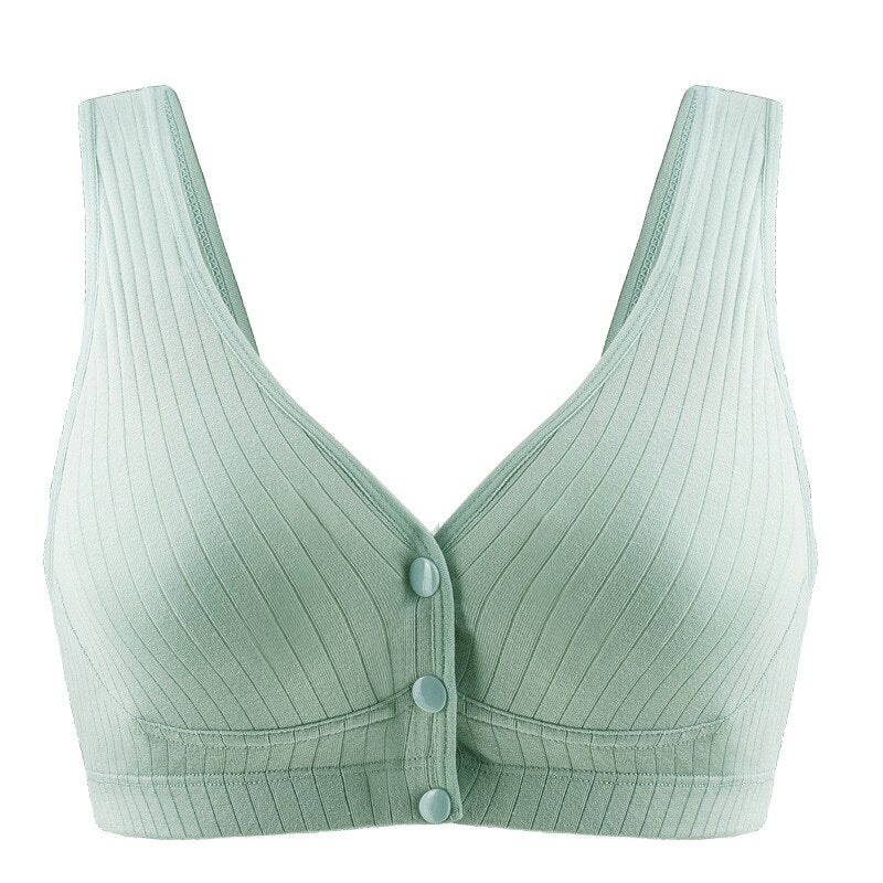 TEXIWAS Cotton Maternity Nursing Bra