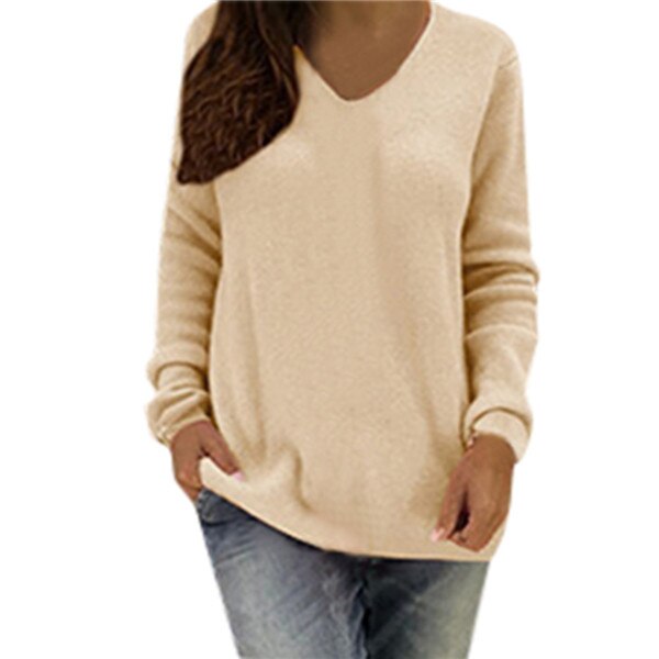 Women Sexy V Neck Sweaters