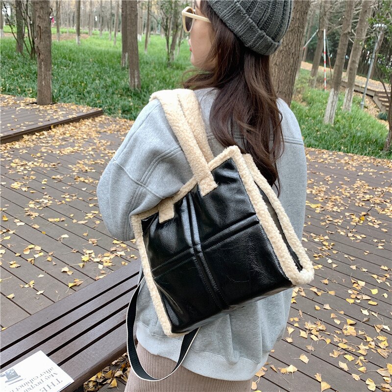 Winter Female Luxury Trend Soft Warm Bags