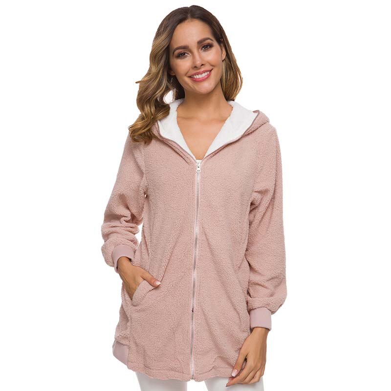 Woman Autumn Faux Fur Coat