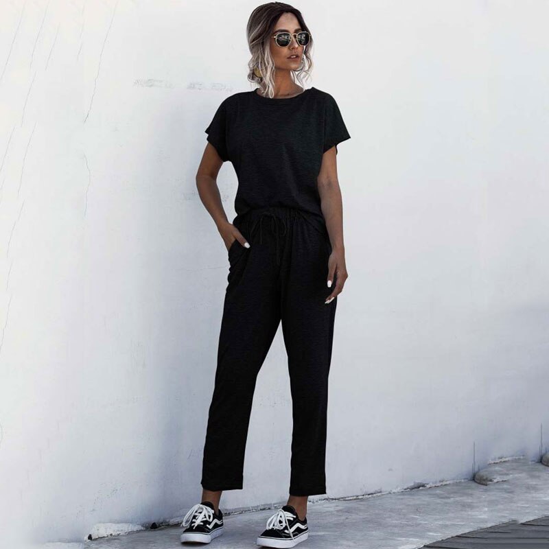 Two Piece Set Summer Track Suit