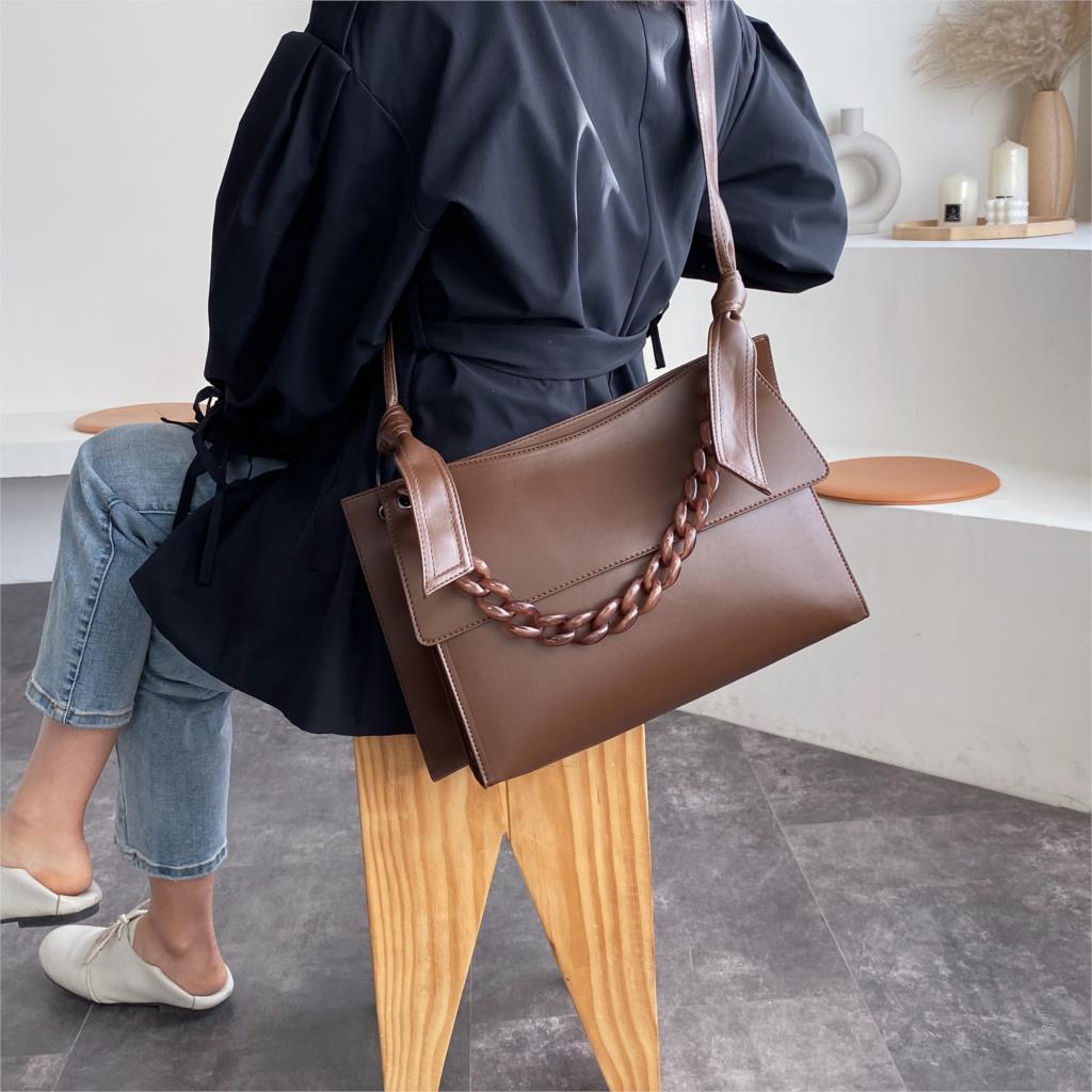 Women's Branded Winter Leather Crossbody Bag