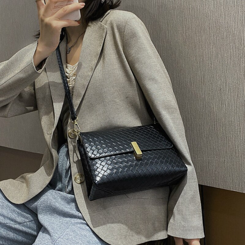 Weave Flap Bags