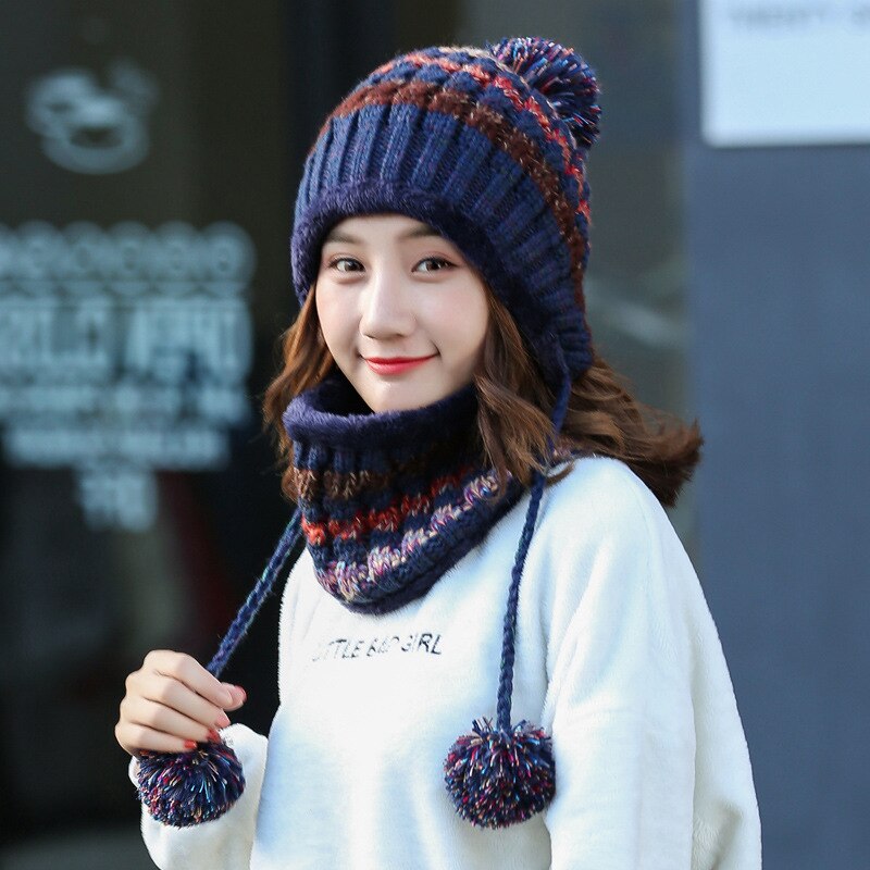 Warm Mask Hat And Scarf