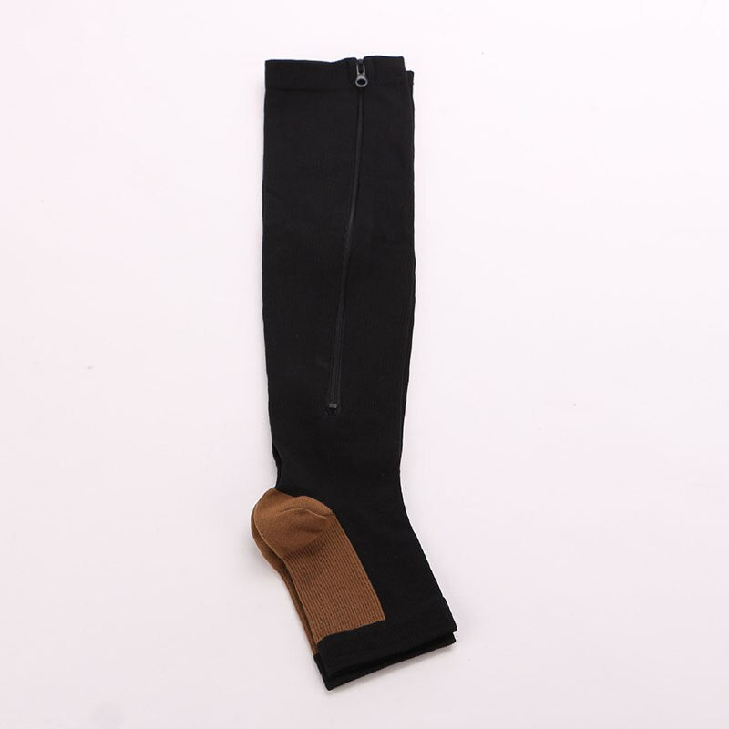 Women Burn Fat Zipper Socks