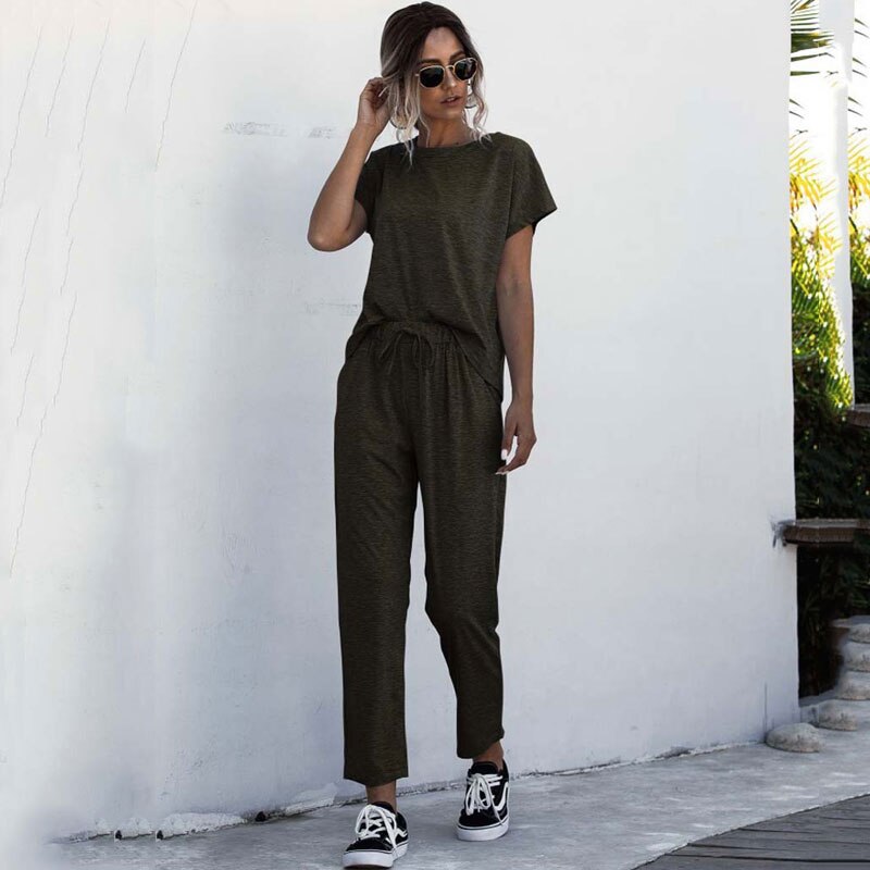 Two Piece Set Summer Track Suit
