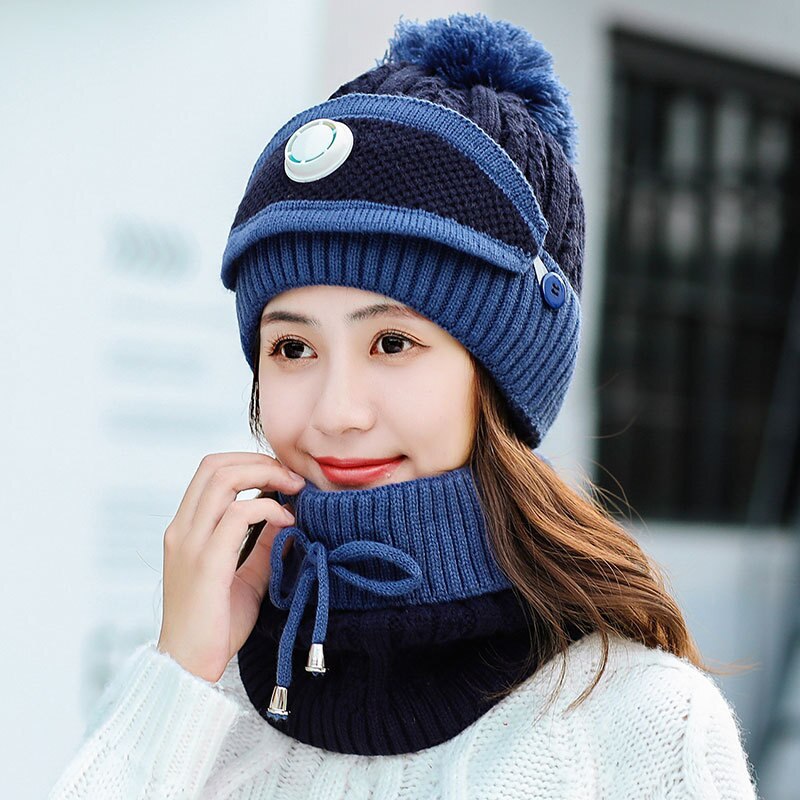 Warm Mask Hat And Scarf