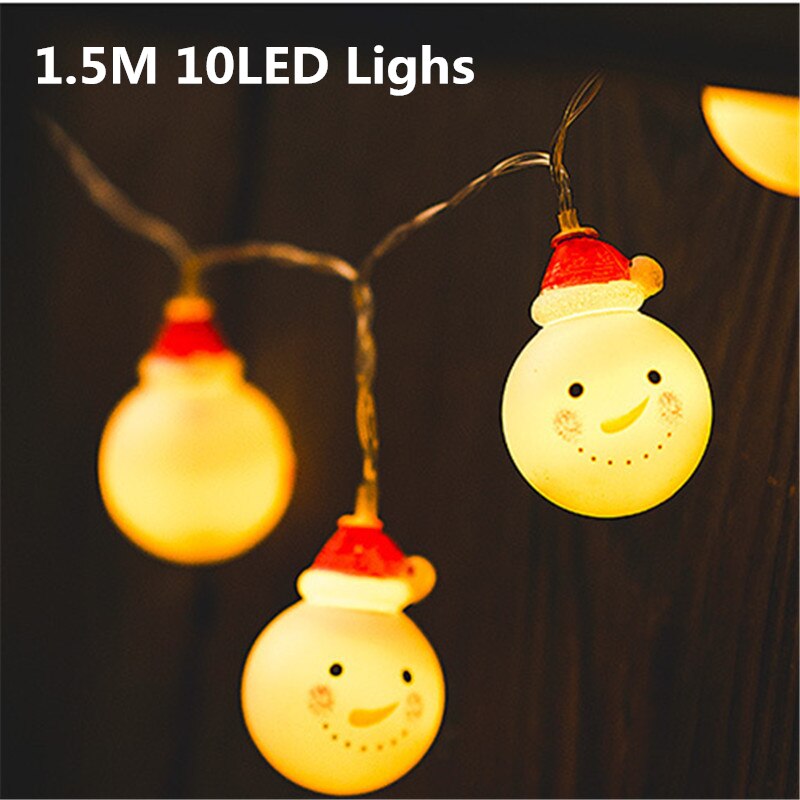 Tree Decorations Unicorn Snowman LED
