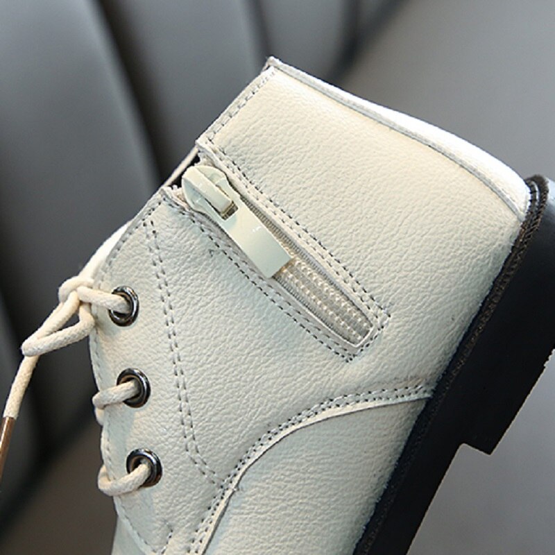 Winter Children's Waterproof Leather Boots