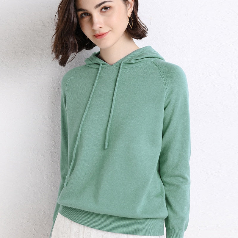 Women's Hoodies Sweatshirts Woollen