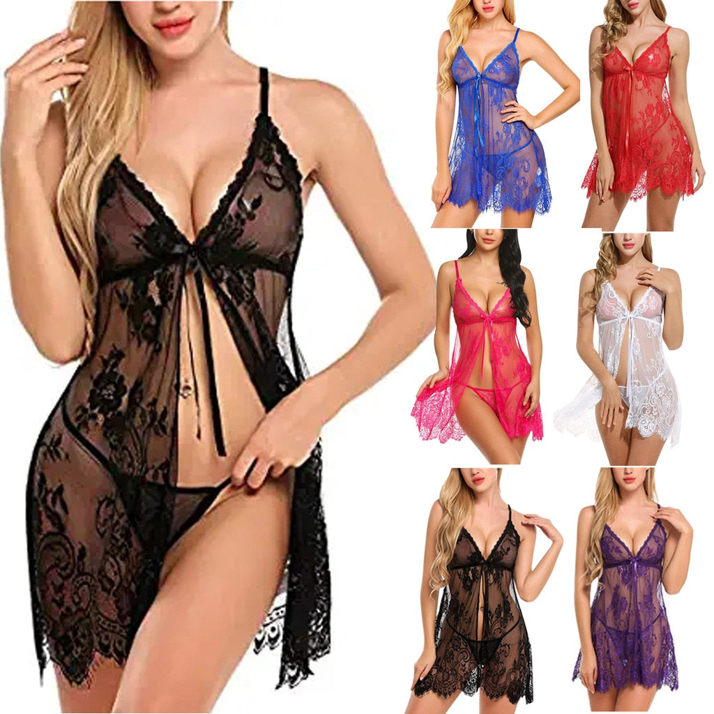 Women Sexy Sleepwear Night Dress